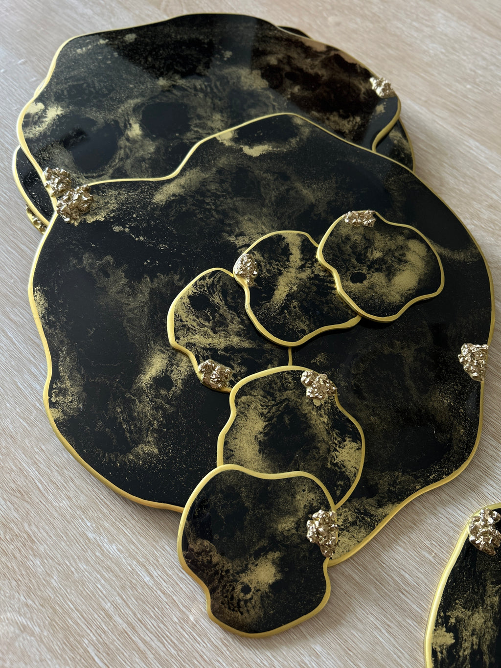 Set de Mesa Black Gold