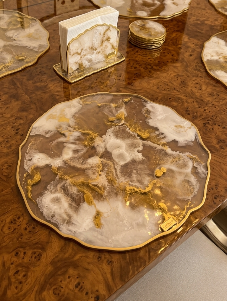 Set de Mesa Nube Dorada