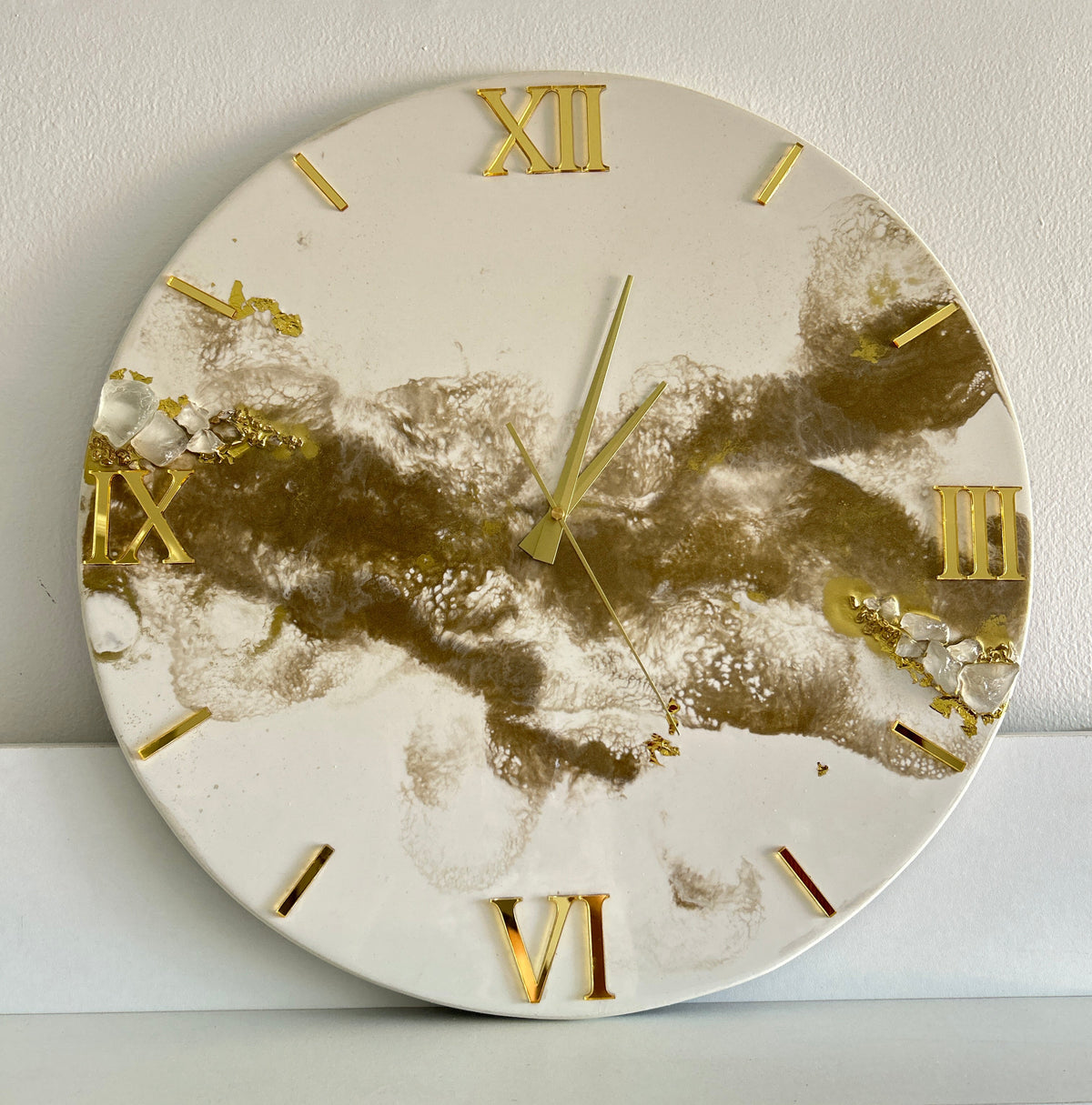 Reloj en resina Gold