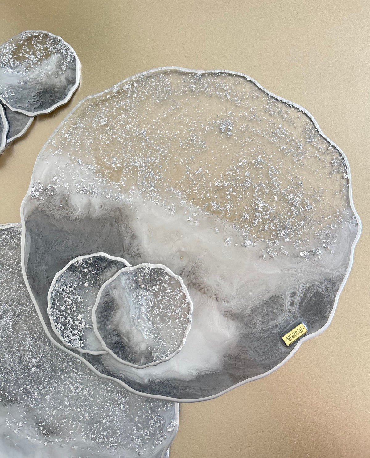 Set de Mesa Volcánico Silver