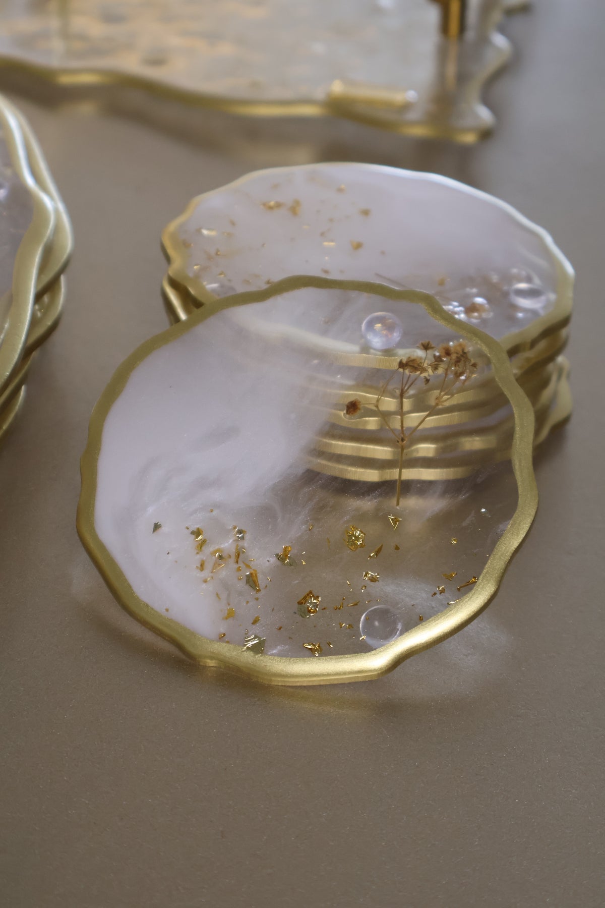Set de Mesa Boho Floral Gold 2