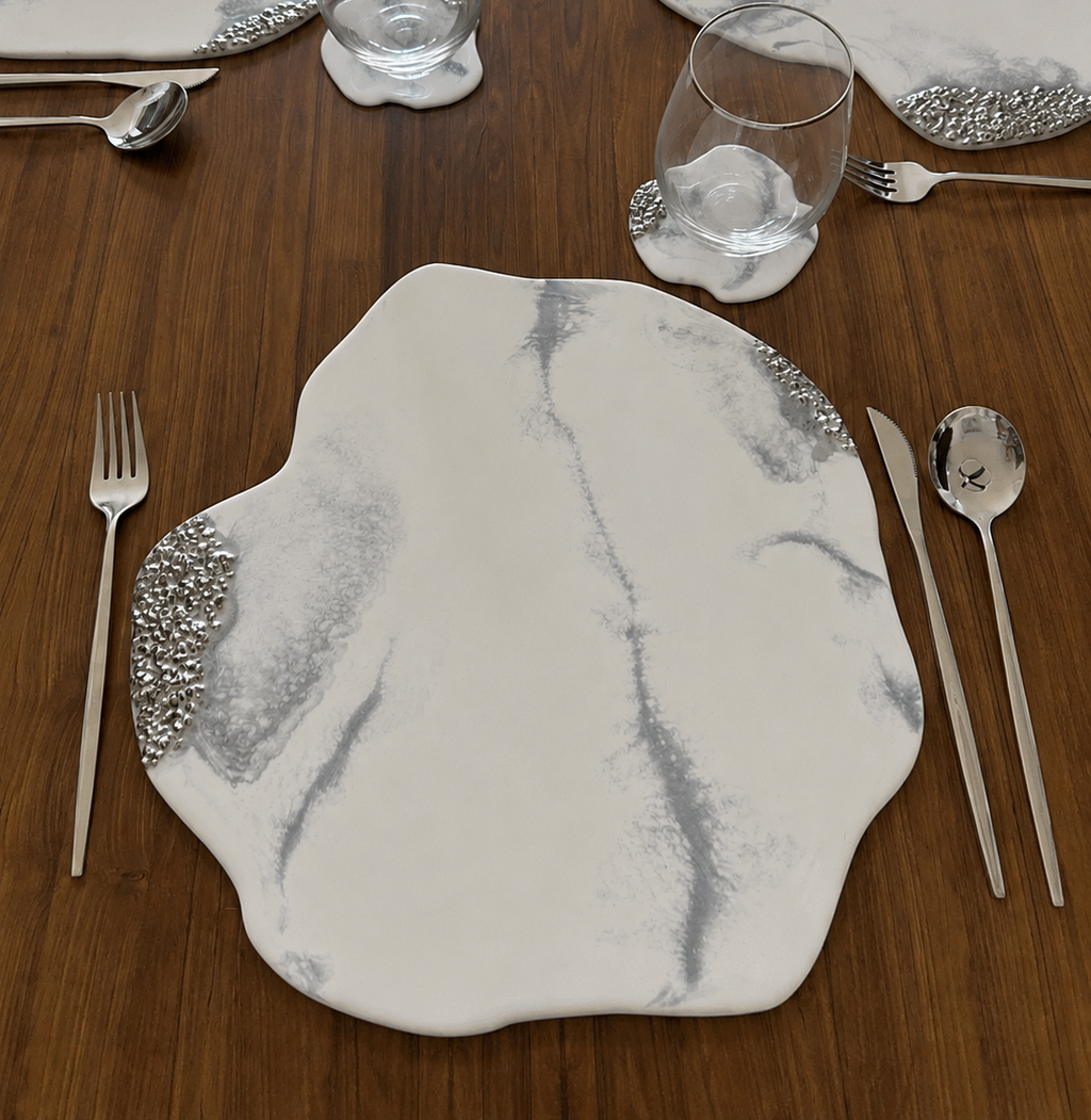 Set de Mesa BLOOM Silver