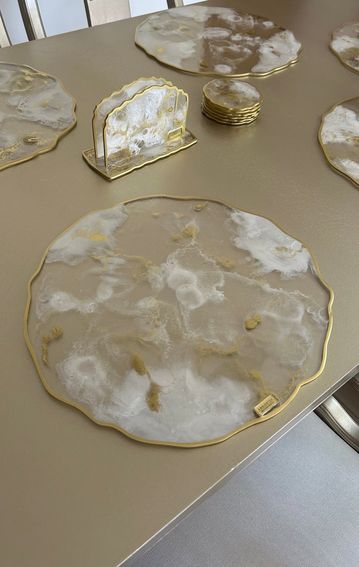 Set de Mesa Nube Dorada