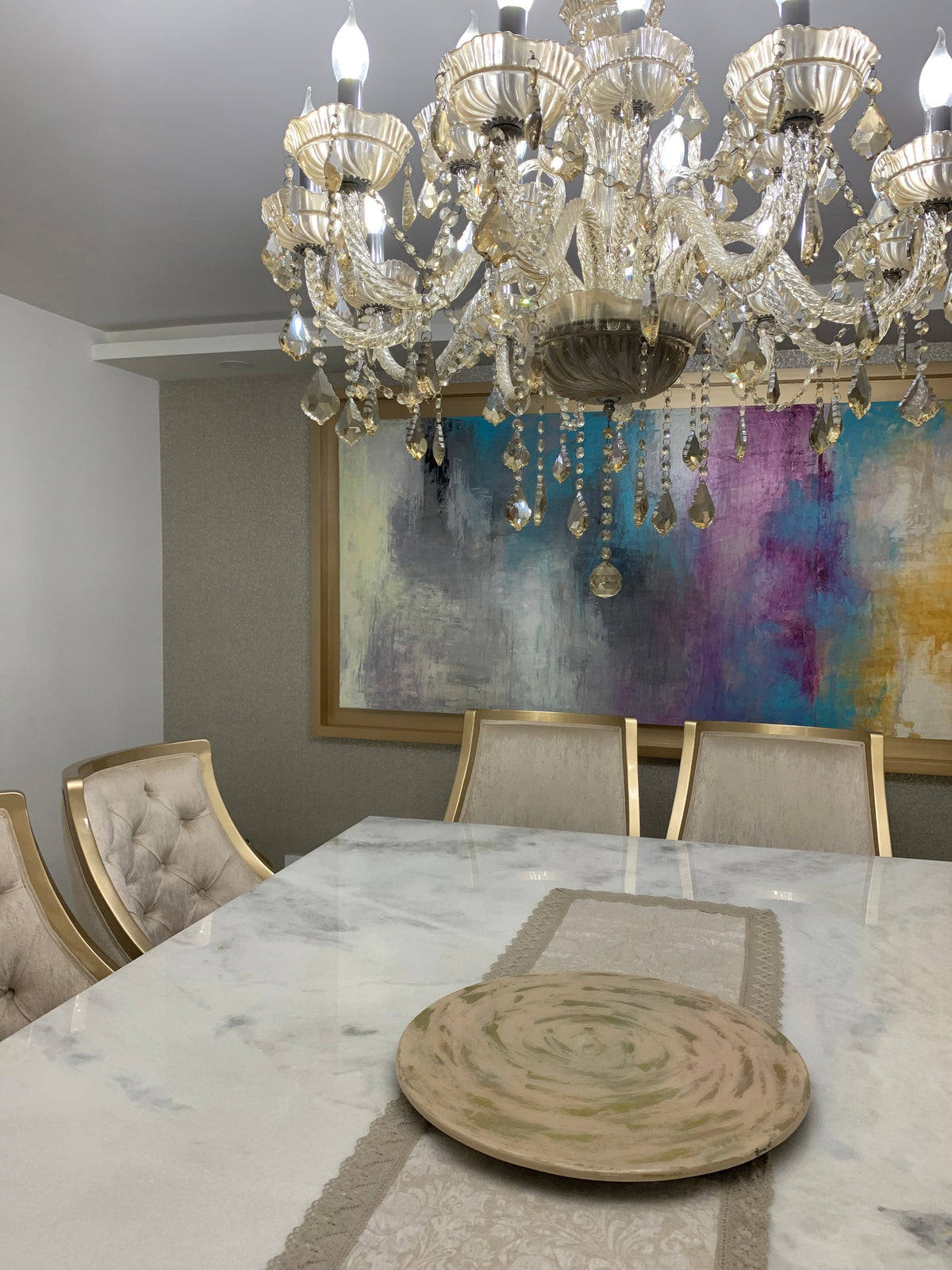 Base Giratoria Crema
