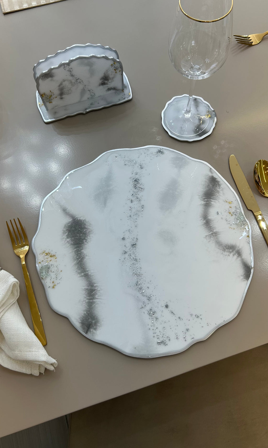 Set de Mesa Bruma de Plata