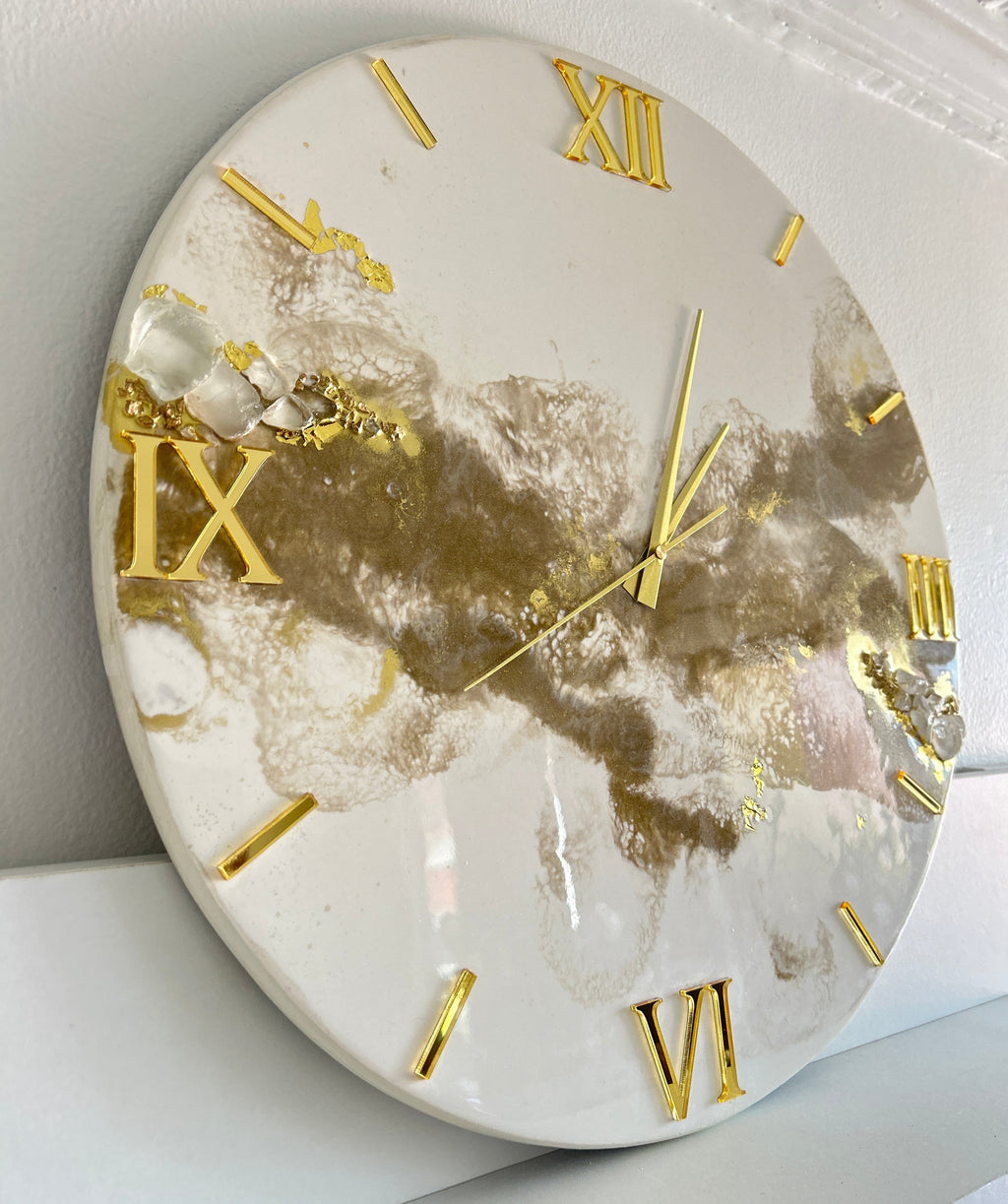 Reloj en resina Gold