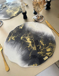 Set de Mesa Black and White Ondulado
