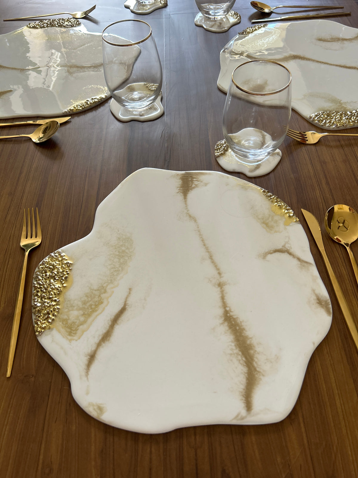 Set de Mesa BLOOM Gold