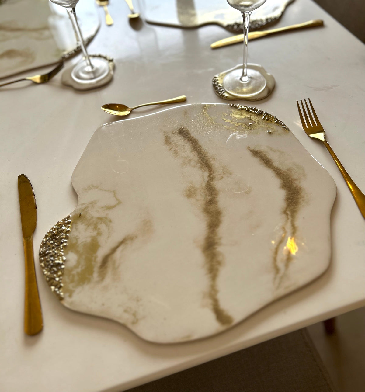 Set de Mesa BLOOM Gold