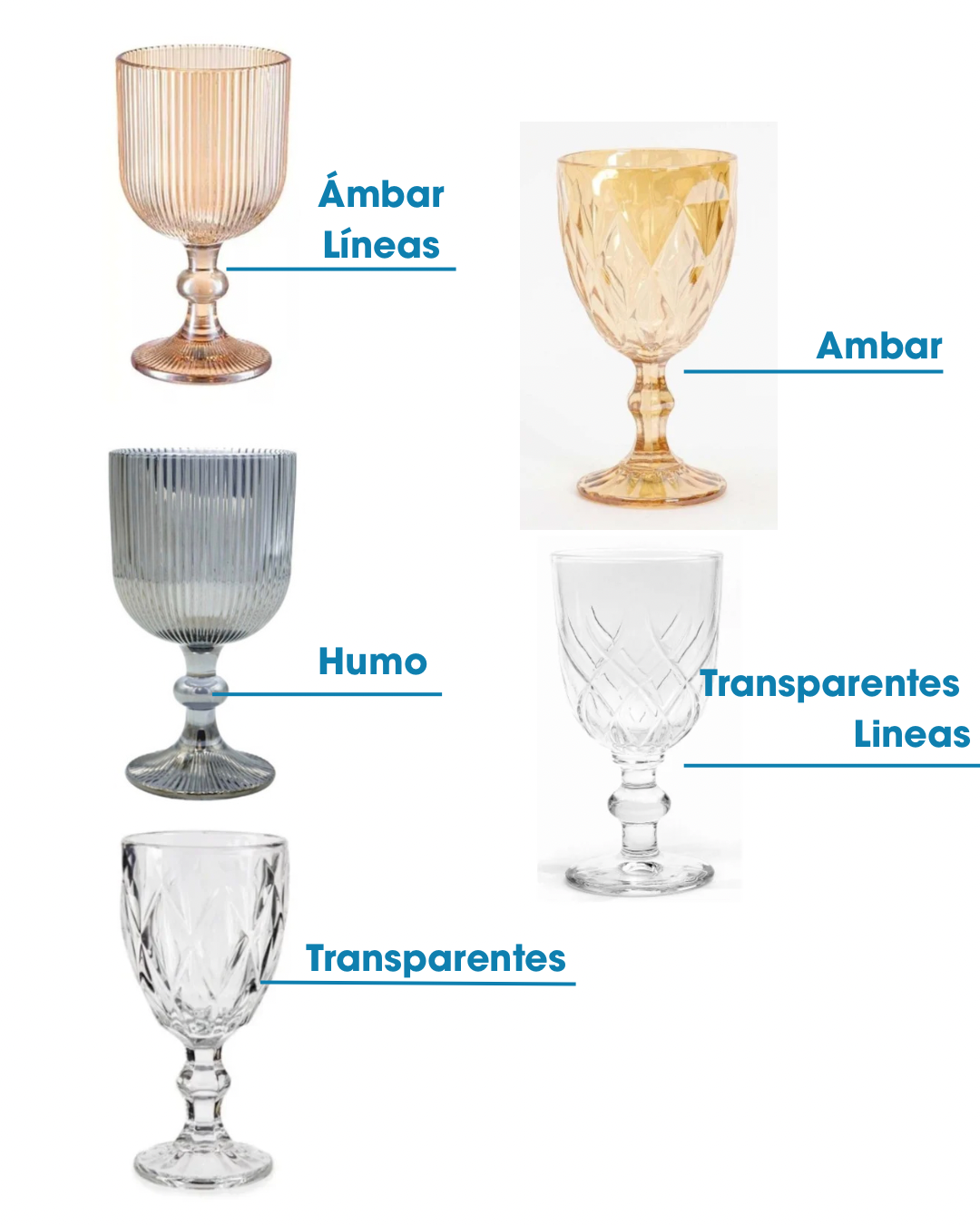 Copas ámbar